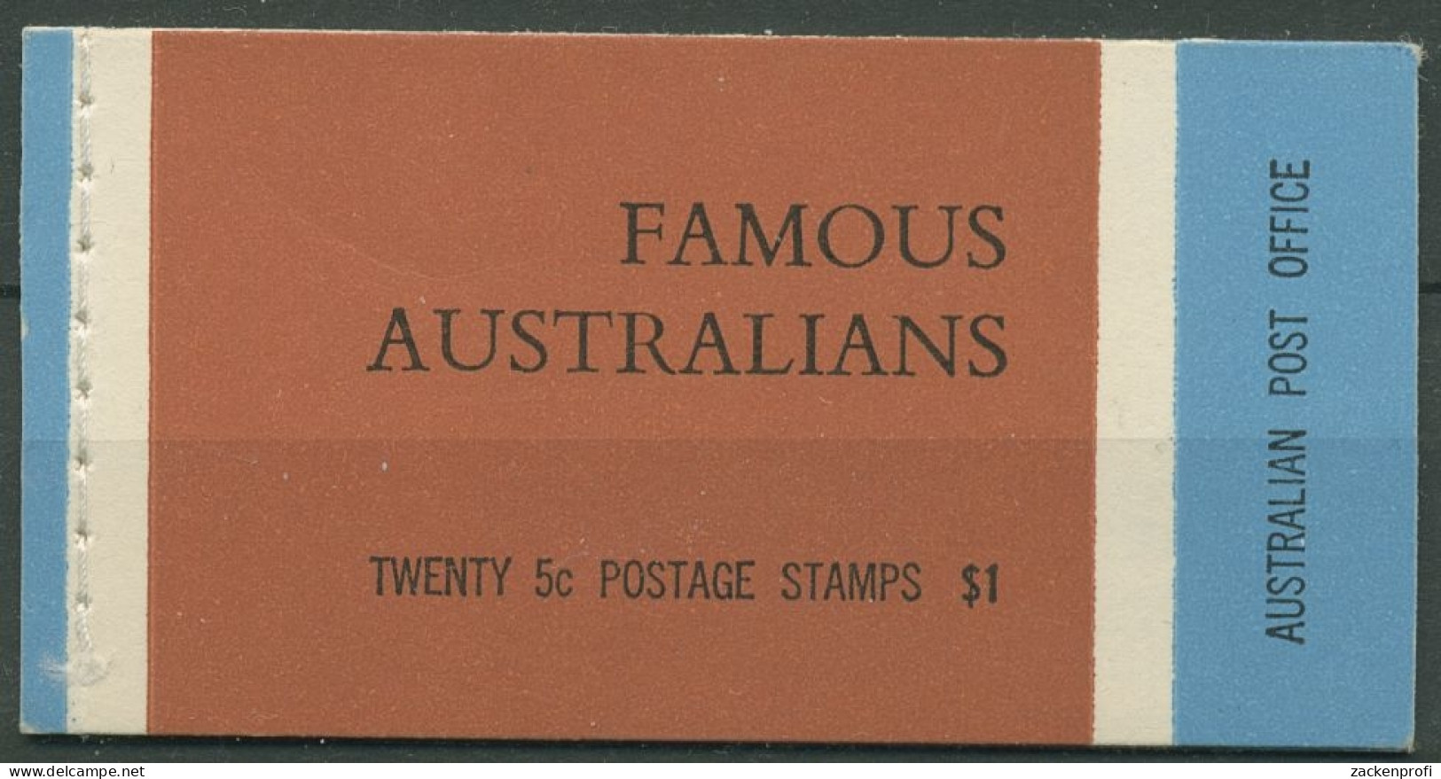 Australien 1968 Persönlichkeiten MH 42 Ed. N68/3 Postfrisch (C29457) - Markenheftchen