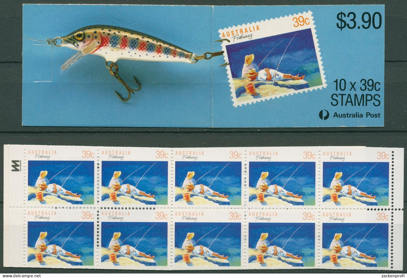 Australien 1989 Sport Angeln Markenheftchen MH 0-62 D Postfrisch (C29476) - Booklets