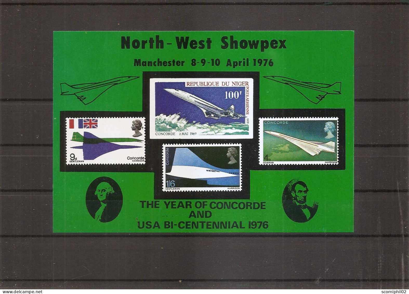 Concorde ( BF Privé XXX -MNH - De L'exposition Showpex De 1976 ) - Concorde