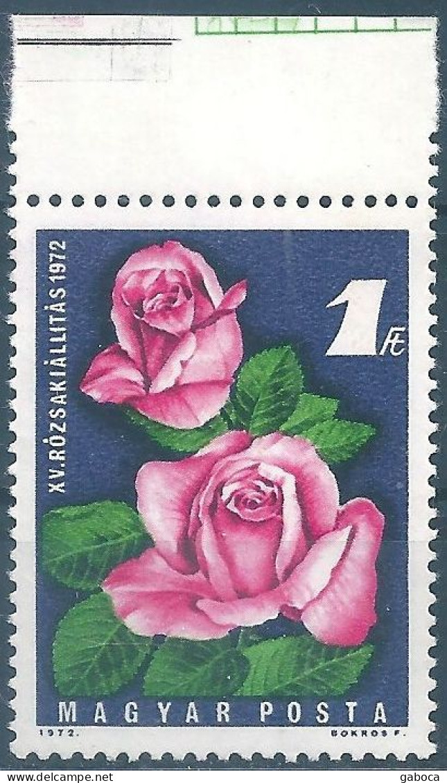 C5839 Hungary Flora Flower Rose Exhibition MNH RARE - Rosen