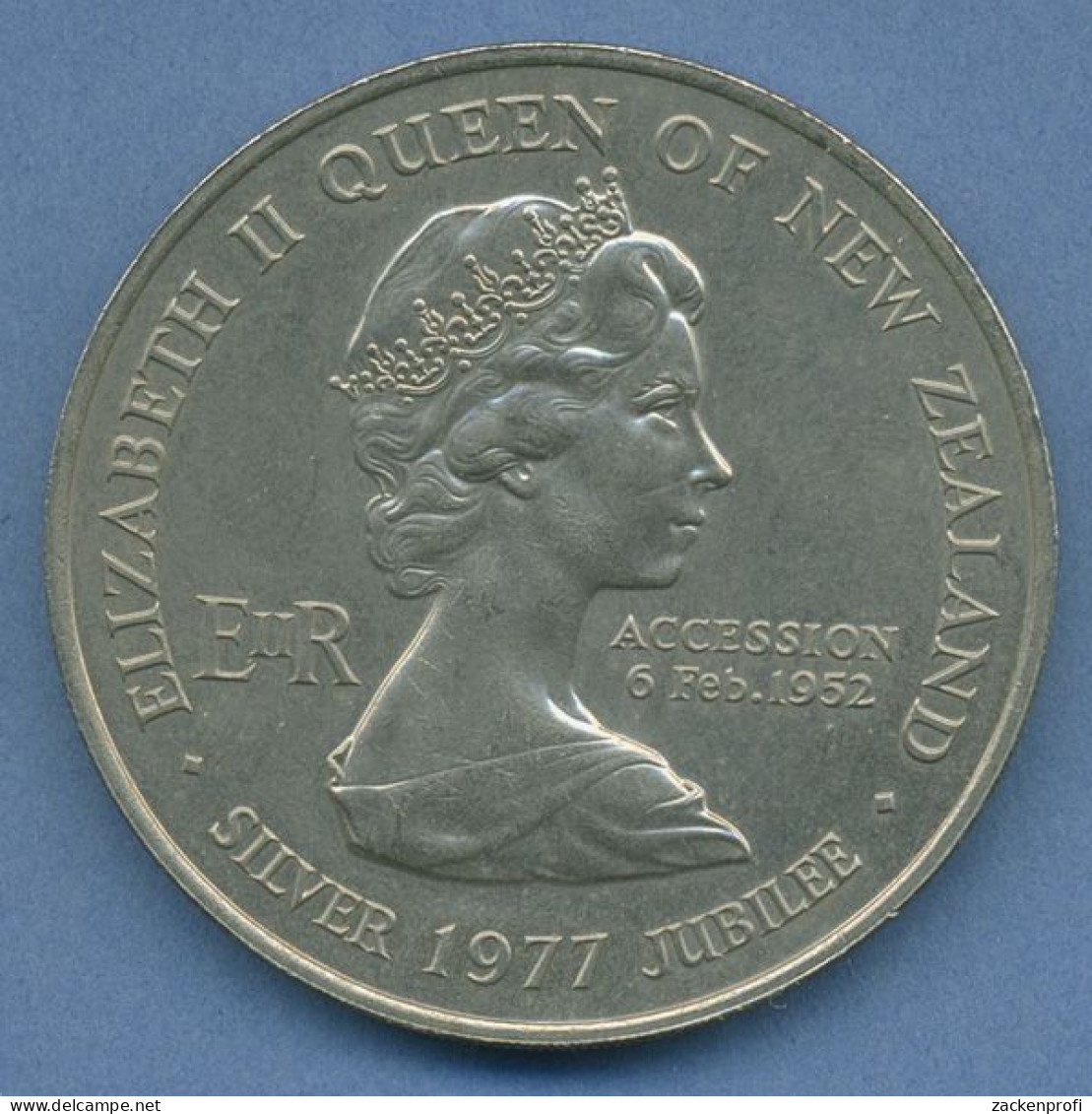 Neuseeland 1 Dollar 1977, Waitangi Day Treaty House KM 46 Vz (m4801) - New Zealand