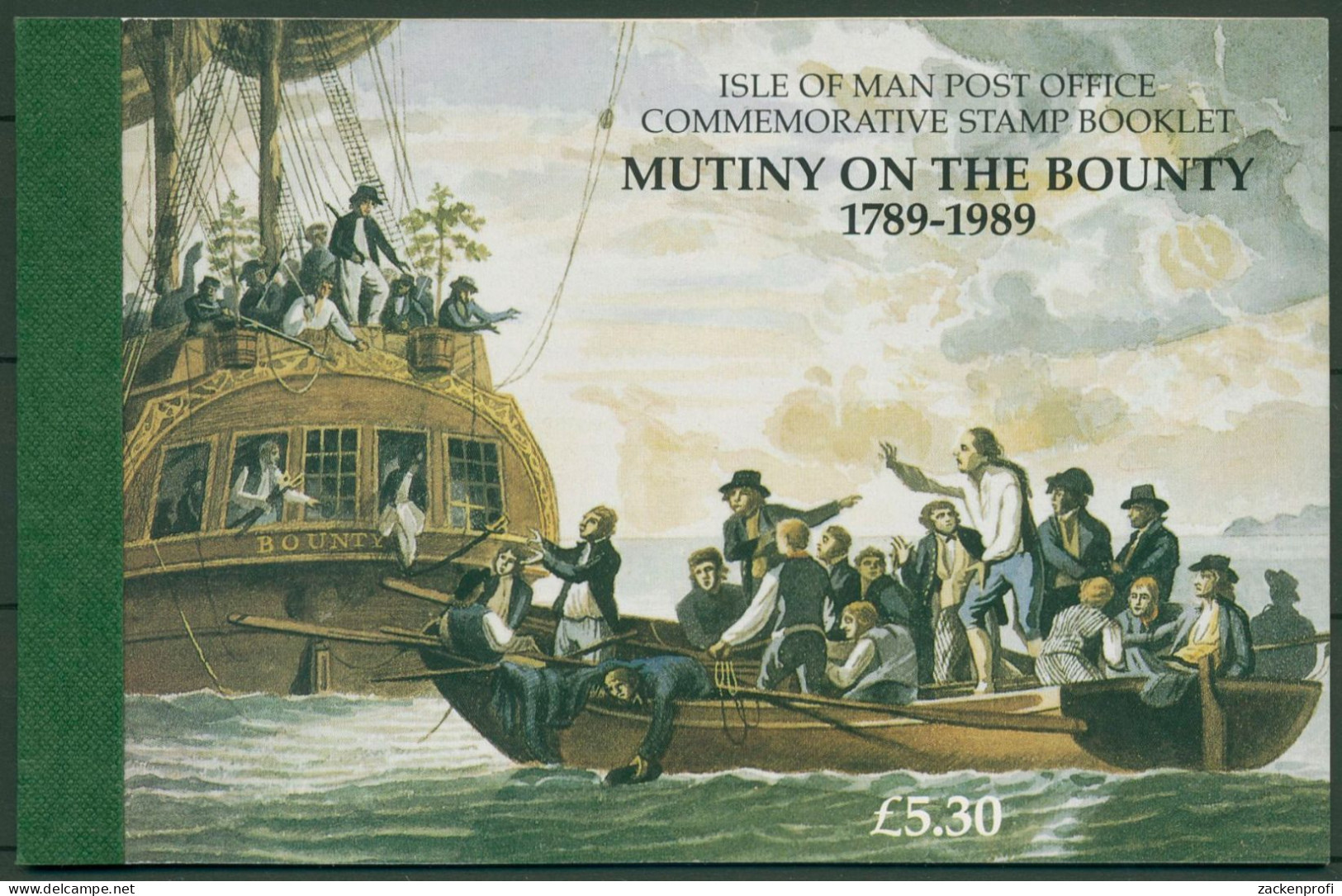 Isle Of Man 1989 Segelschiff Bounty Markenheftchen MH 18 Postfrisch (C61027) - Isle Of Man