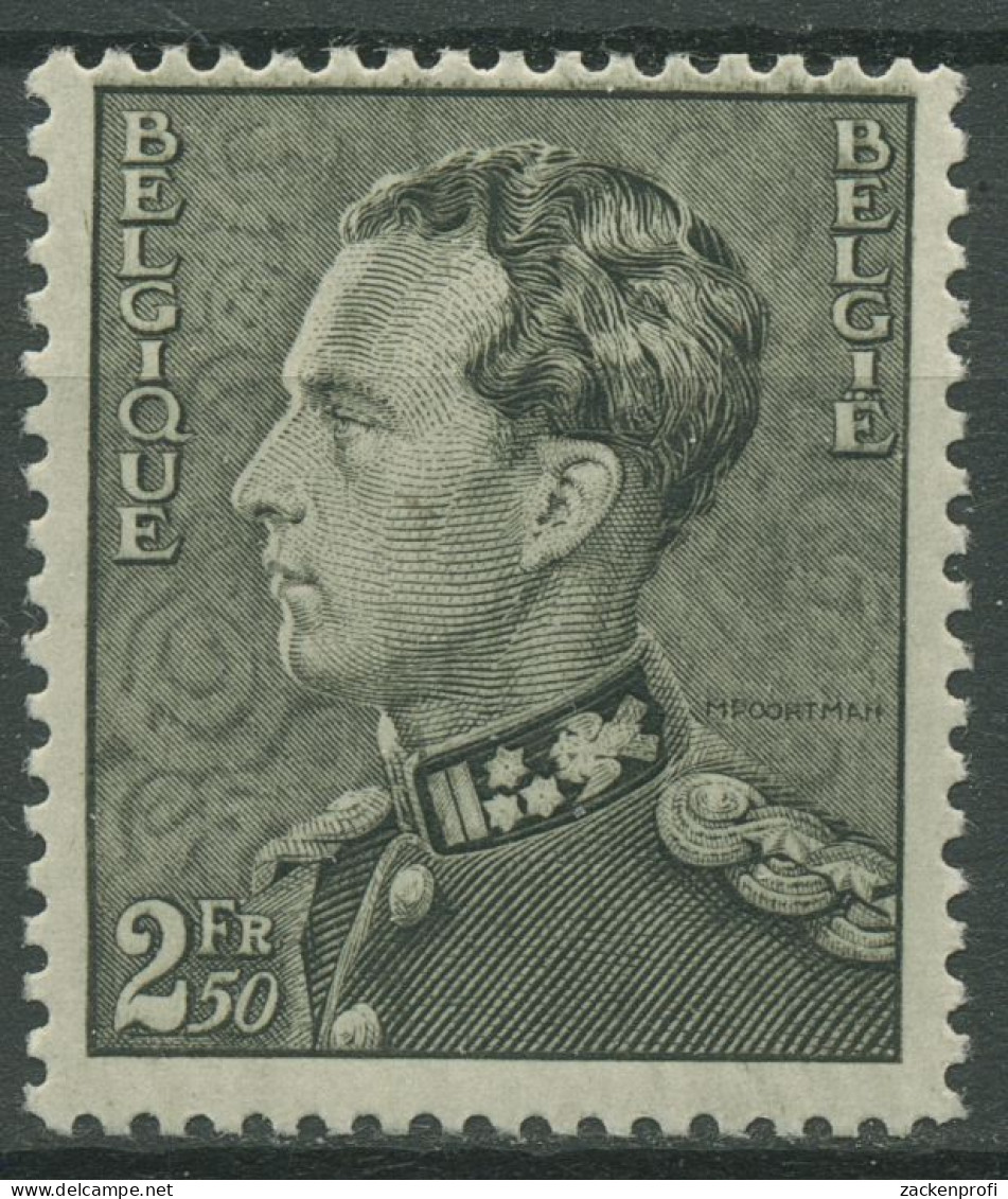 Belgien 1940 König Leopold III. 528 Postfrisch - 1936-1951 Poortman