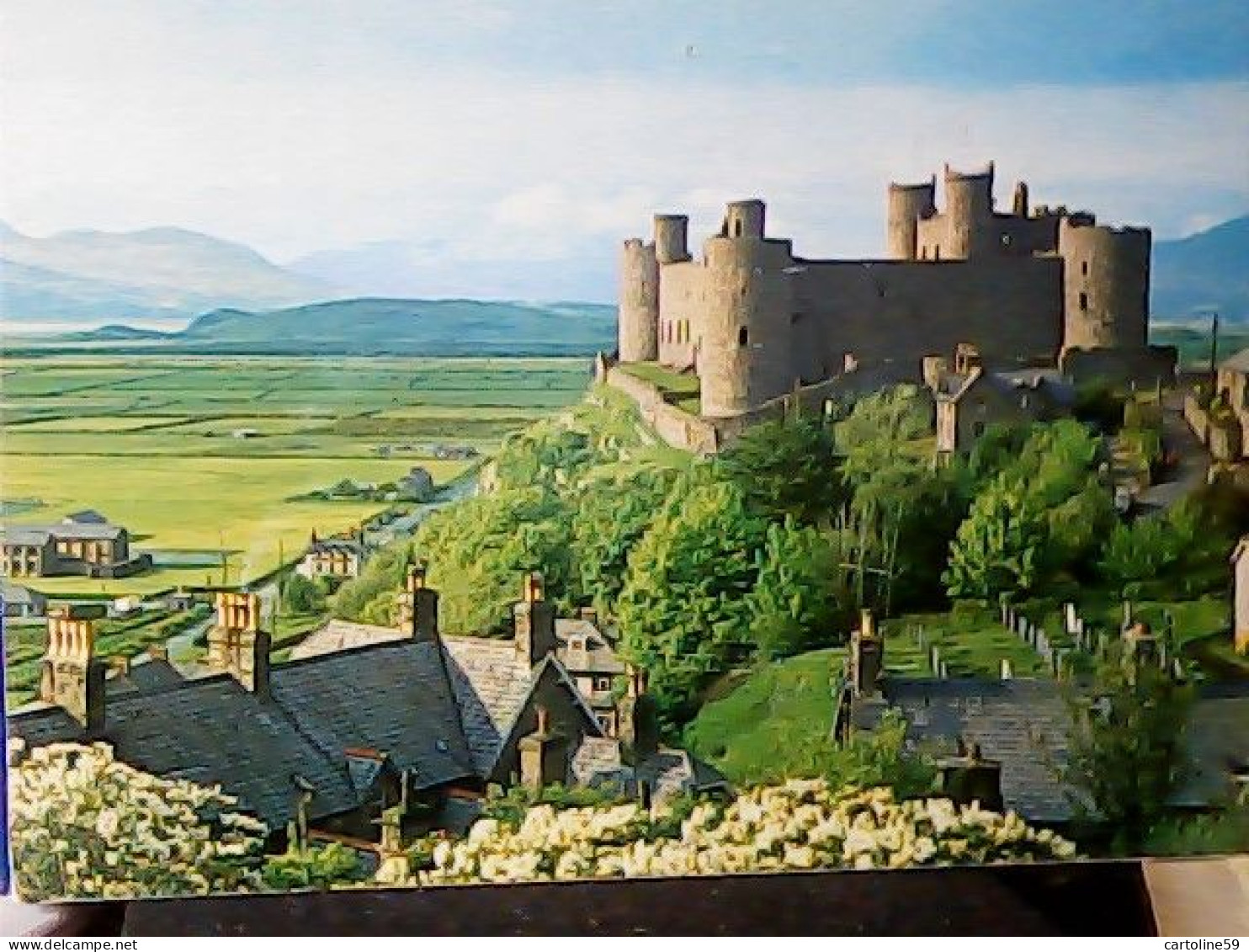 ROYAUME-UNI - PAYS DE GALLES - HARLECH CHATEAU CASTELLO SCHLOSS VB1978  JV5500 - Merionethshire