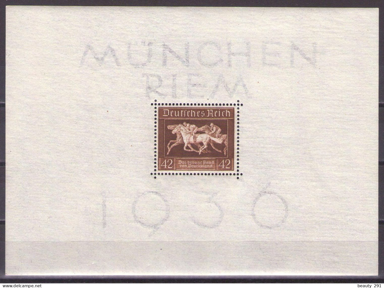 Deutsches Reich 1936 - Mi.bl.4 - MNH**VF - Bloques