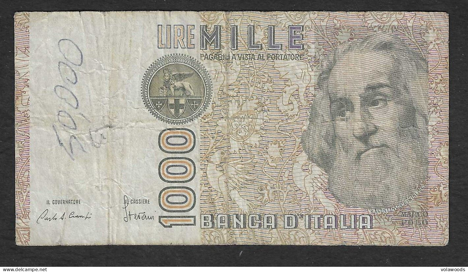 Italia - Banconota Circolata Da 1000 Lire "Marco Polo" Suffisso "B" P-109a.2 - 1983 #19 - 1.000 Lire