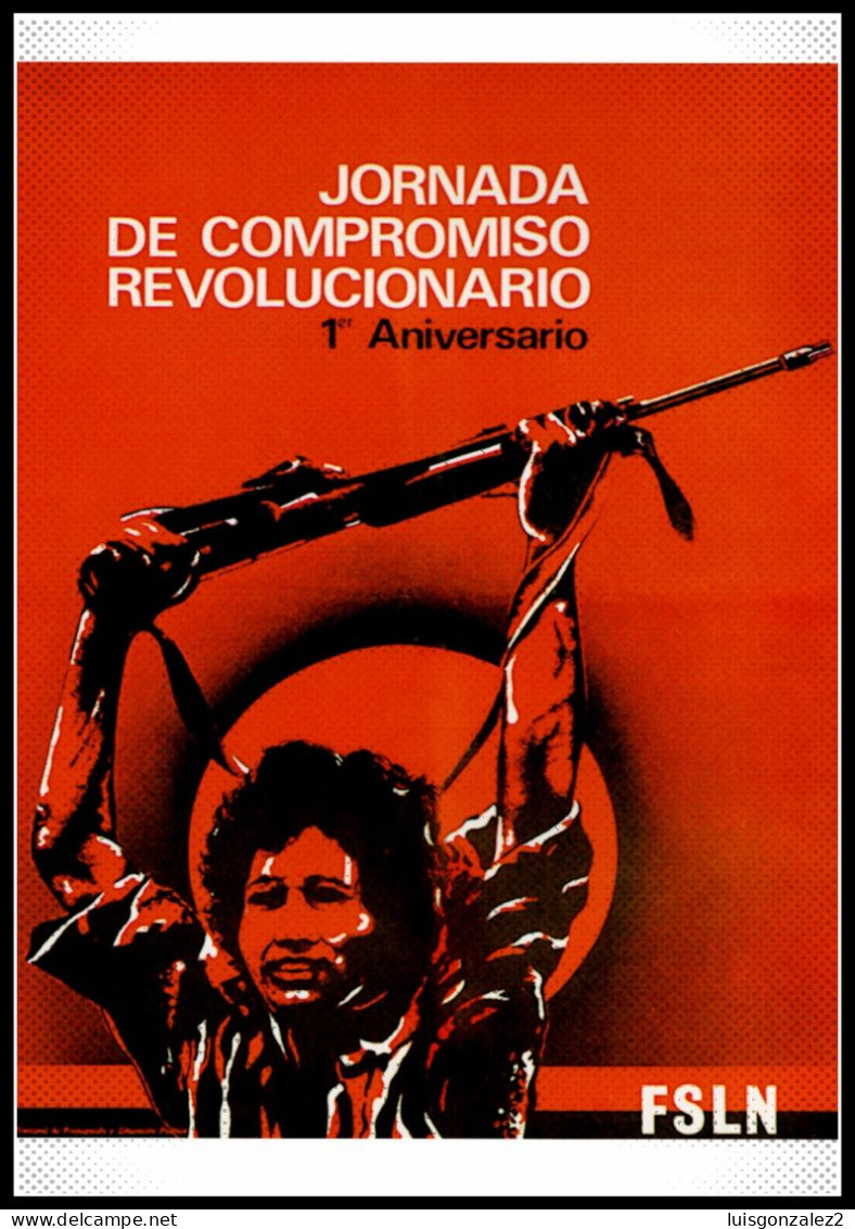 Lote de 14 Postales Carteles Iconicos de la Revolucion Sandinista