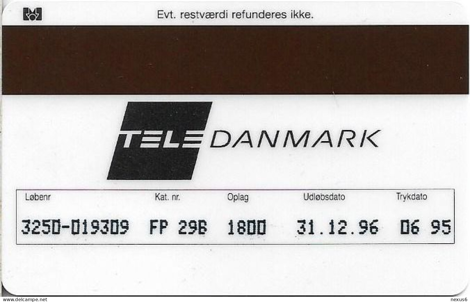 Denmark - Fyns - Tel. Booth - TDFP029B - 06.1995, 1.800ex, 100kr, Used - Dänemark