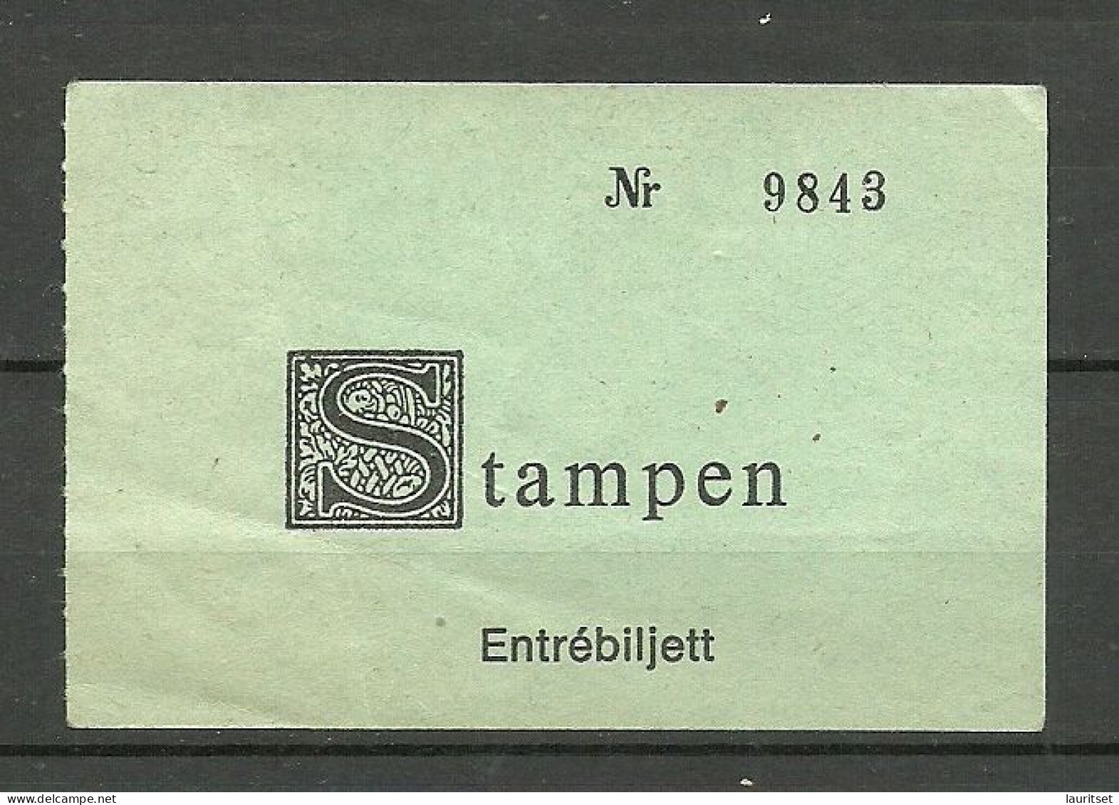 STAMPEN Philatelic Exhibition Briefmarkenausstellung Eintrittskarte Entrance Ticket - Tickets D'entrée