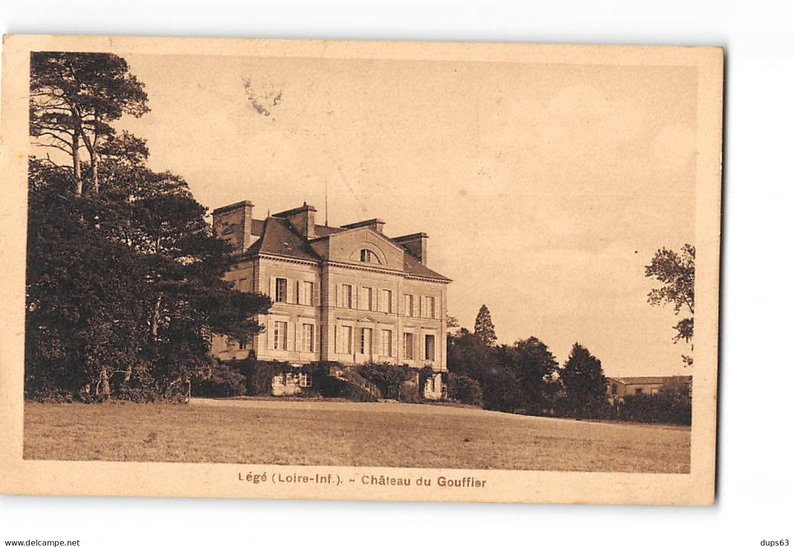 LEGE - Château Du Gouffier - Très Bon état - Legé