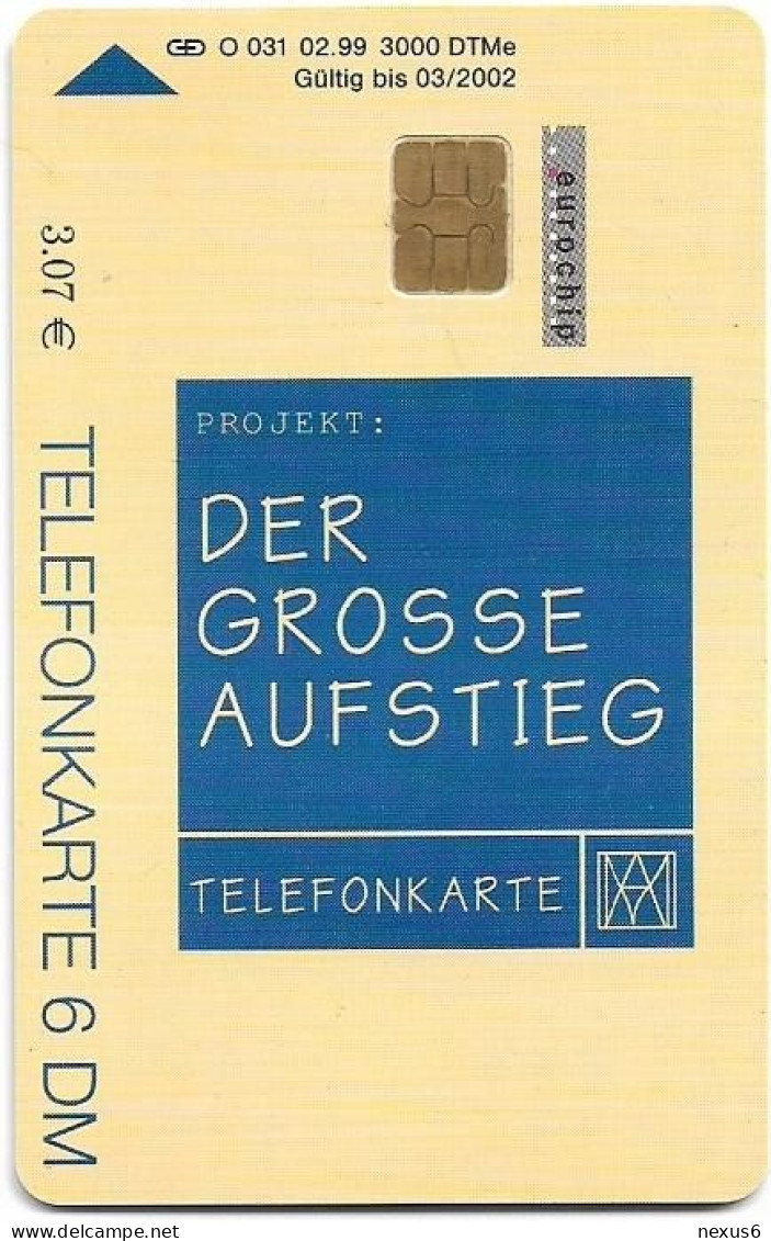 Germany - Sparkasse - Der Große Aufstieg - O 0031 - 02.1999, 6DM, 3.000ex, Used - O-Series: Kundenserie Vom Sammlerservice Ausgeschlossen