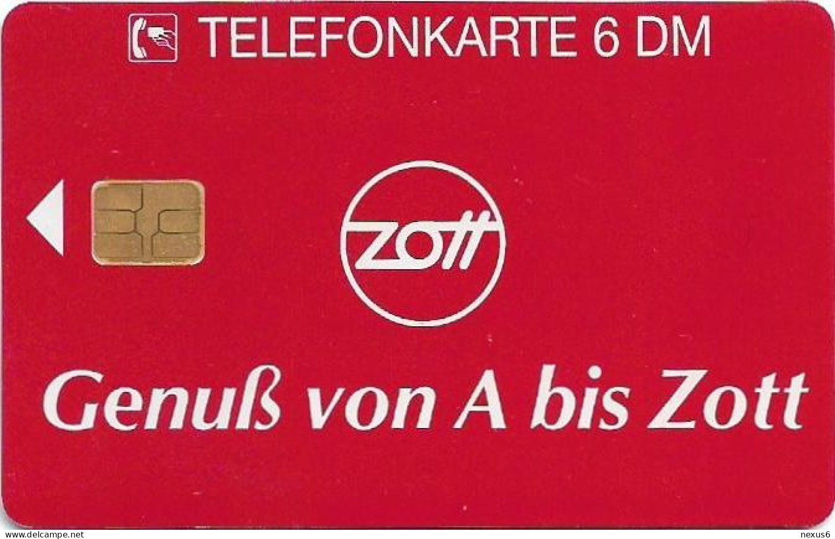 Germany - Zott Joghurt - O 0308 - 03.1995, 6DM, 1.000ex, Mint - O-Series: Kundenserie Vom Sammlerservice Ausgeschlossen