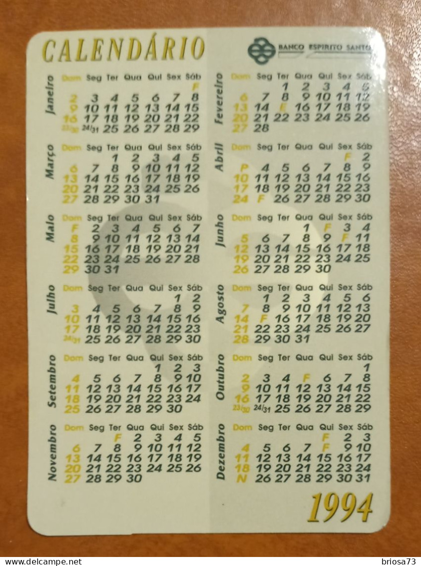 Calendrier De Poche Banco Espirito Santo.  Le Portugal - Petit Format : 1991-00