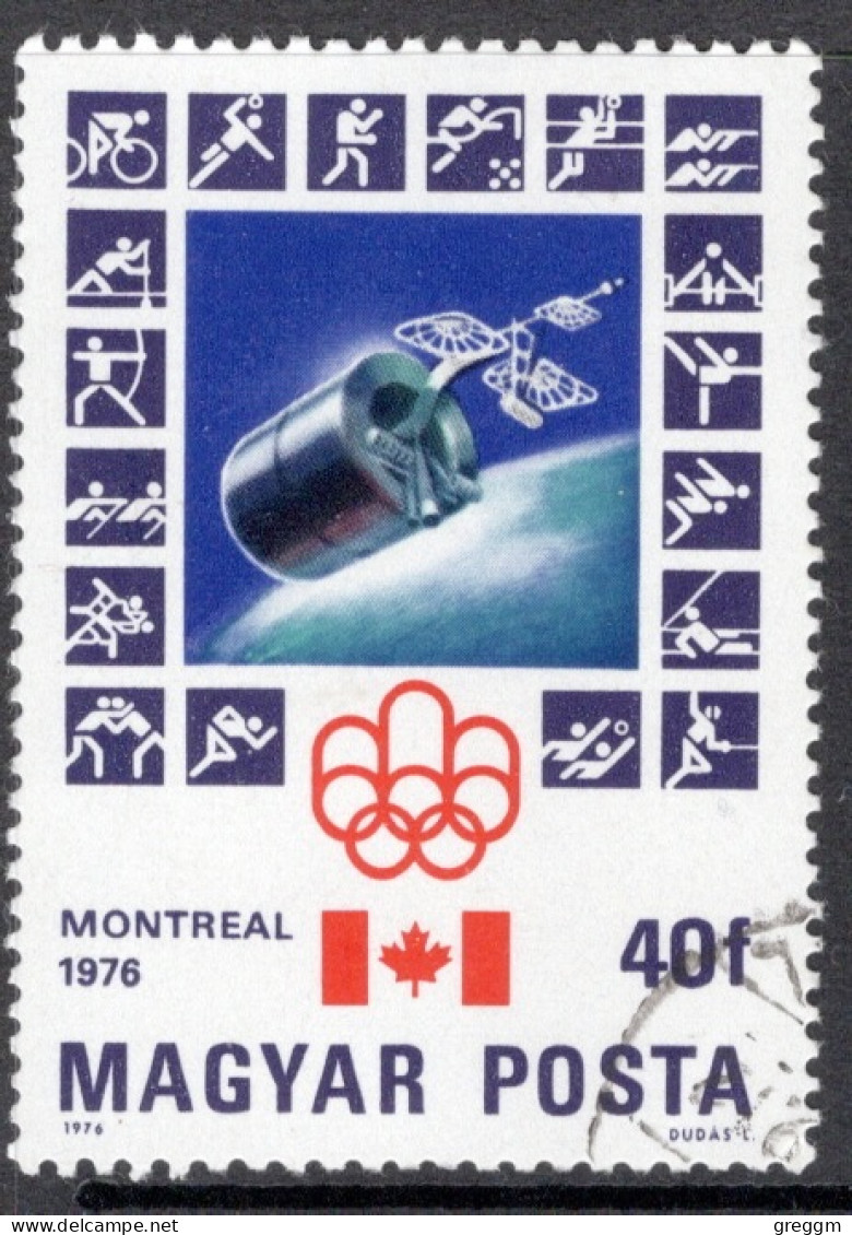 Hungary 1976  Single Stamp Celebrating Olympic Games - Montreal, Canada In Fine Used - Gebruikt