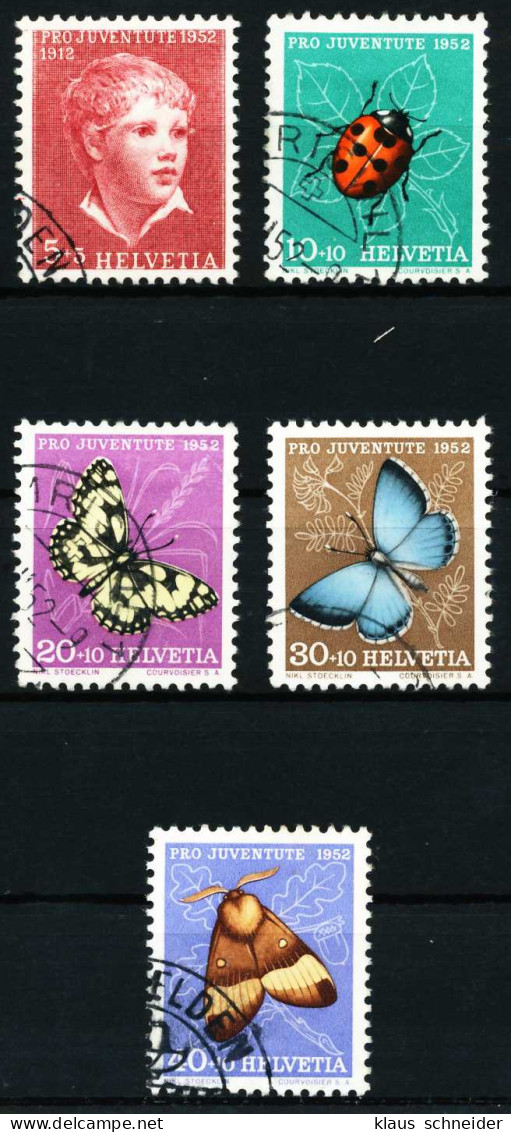 SCHWEIZ PRO JUVENTUTE Nr 575-579 Gestempelt X588E1E - Used Stamps