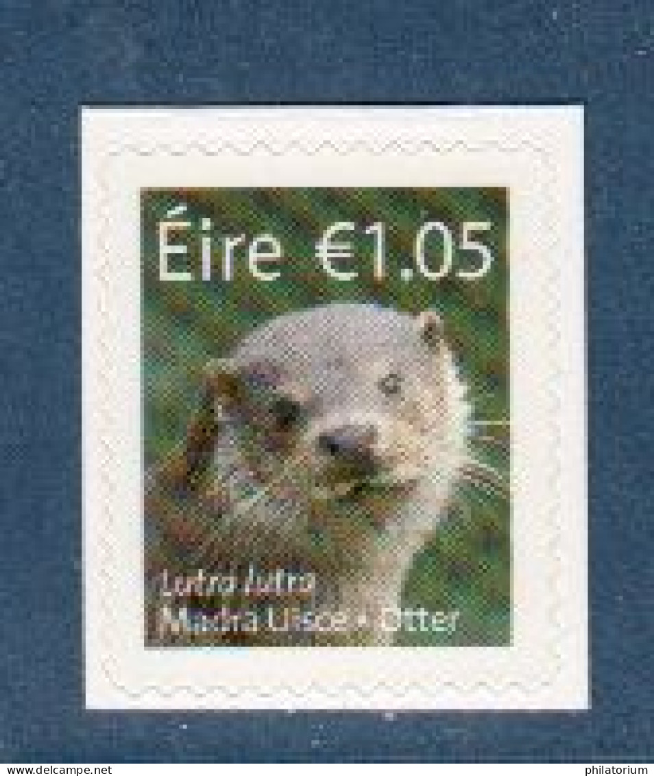 Eire, Irlande, **, Yv 2138, Mi 2139, SG 2276, Loutre D'Europe Ou Loutre Européenne (Lutra Lutra), - Ungebraucht