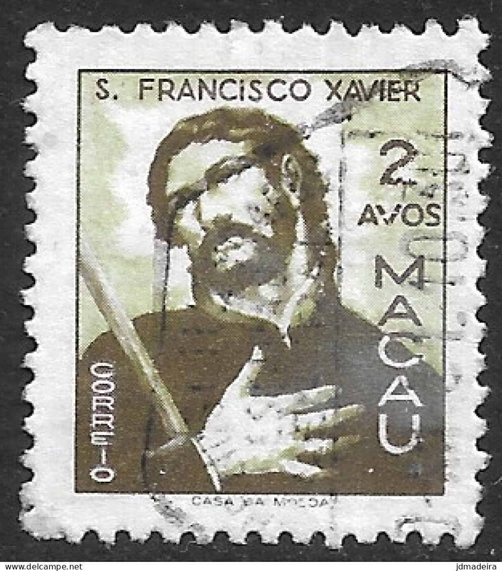 Macao Macau – 1951 Eastern Figures 2 Avos Used Stamp - Oblitérés