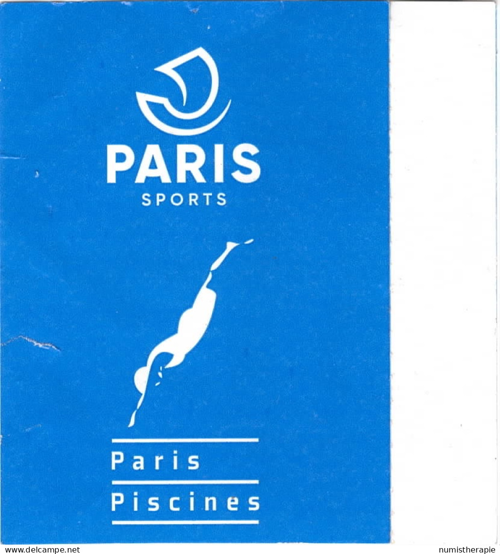 Paris Sports Paris Piscines (Swimming Pools) : Piscine Catherine Lagatu 1 Entrée Gratuite - Tickets D'entrée