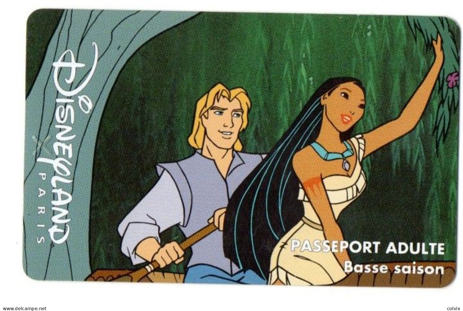 FRANCE PASSEPORT DISNEYLAND PARIS POCAHONTAS - Disney