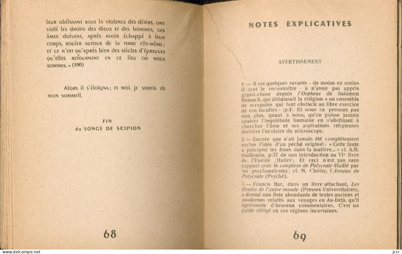 2 Voyages en au-dela/Er le pamphylien. Le songe de Scipion/Léonard Saint-Michel/Frontispice d'Englebert/1949