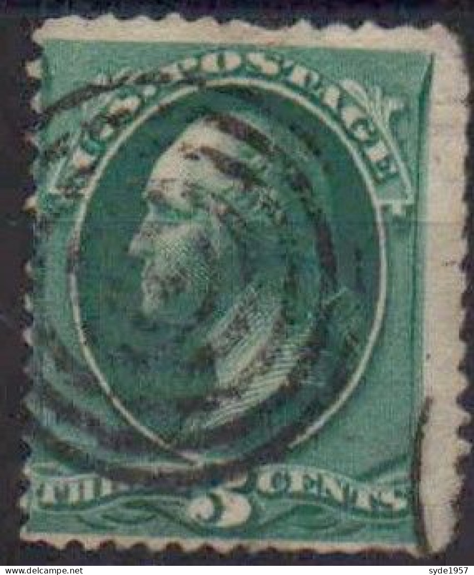 US Postage - 1870, 3c, George Washington Oblitéré - Oblitérés