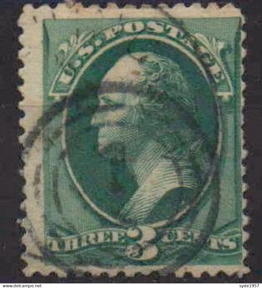 US Postage - 1870, 3c, George Washington Oblitéré - Oblitérés