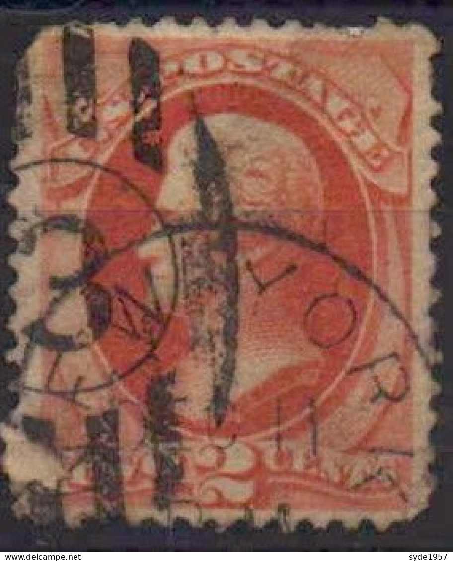 US Postage - 1875, 2c, Jackson Oblitéré - Oblitérés