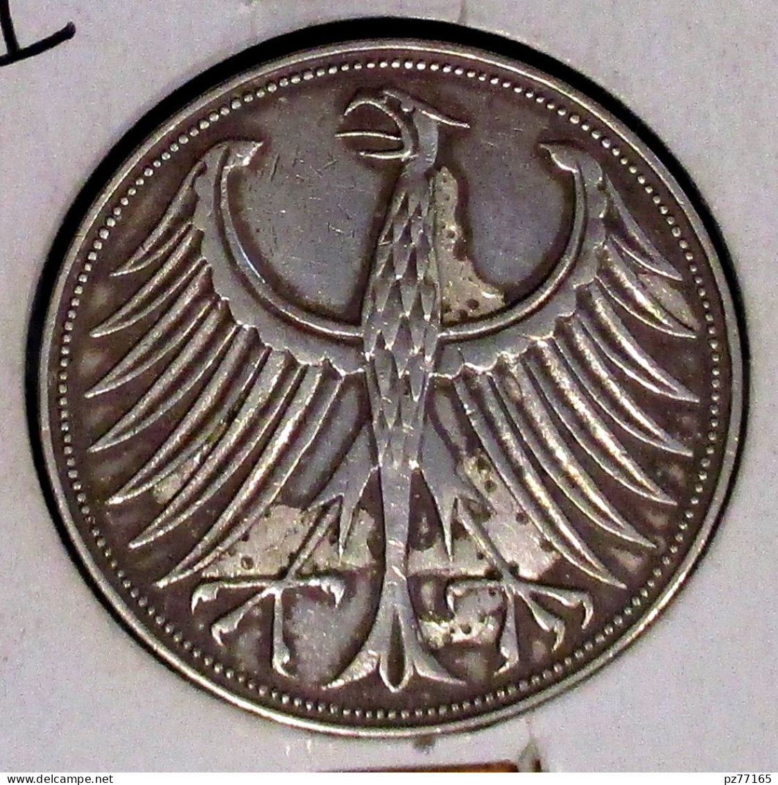 ALLEMAGNE. 5 MARK 1958 F. Belle Monnaie. Voir 2 Photos. Argent  Silver - 5 Reichsmark