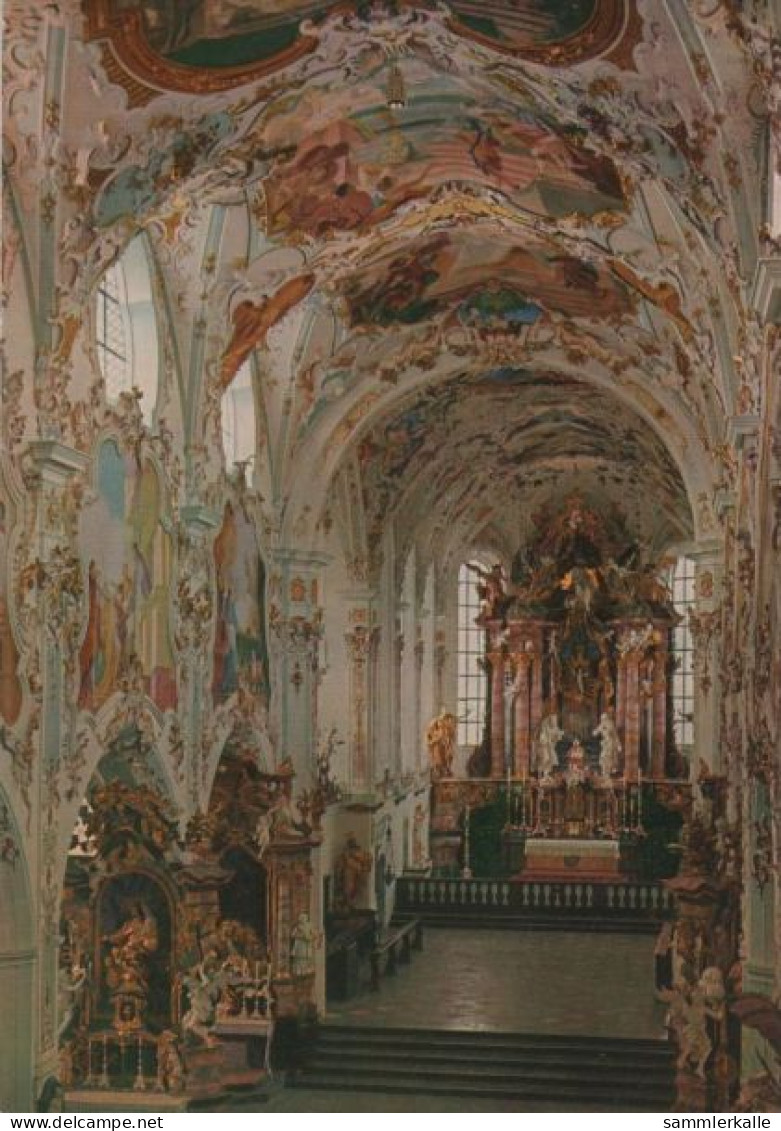 89017 - Rottenbuch - Ehemalige Stiftskirche, Inneres - 1974 - Weilheim