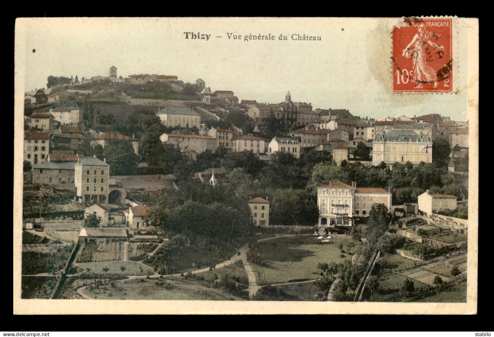 69 - THIZY - VUE GENERALE DU CHATEAU - Thizy