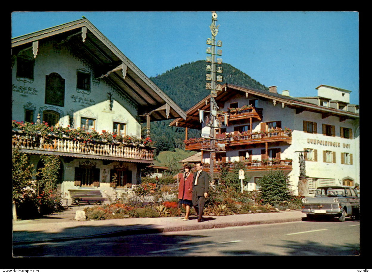 ALLEMAGNE - RUHPOLDING - DORFPLATZ MIT MAIBAUM - Ruhpolding