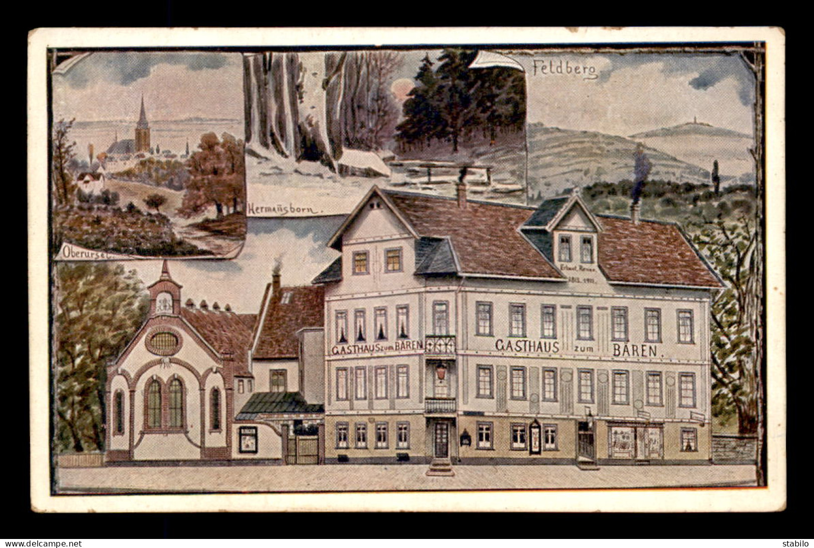 ALLEMAGNE - OBERURSEL - GASTHAUS ZUM BAREN CARL RODER - Oberursel