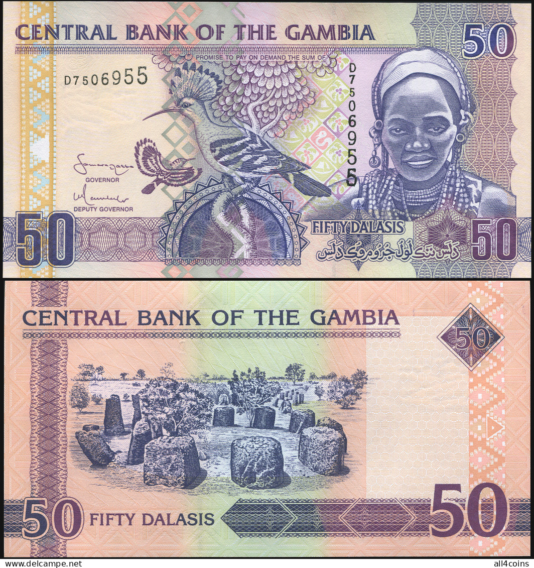 Gambia 50 Dalasis. ND Paper Unc. Banknote Cat# P.28a - Gambie