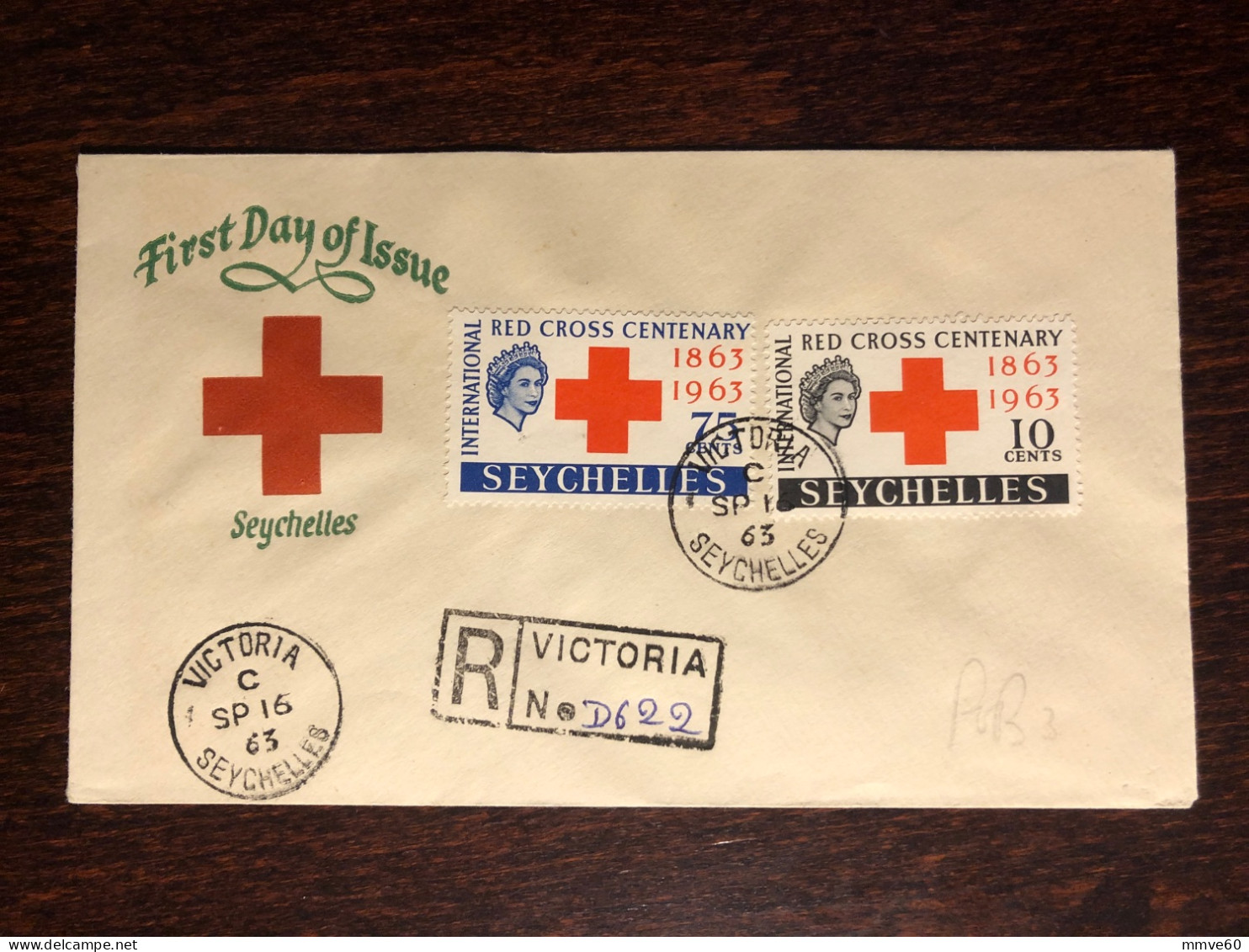 SEYCHELLES  FDC COVER 1963 YEAR RED CROSS HEALTH MEDICINE STAMPS - Seychellen (...-1976)