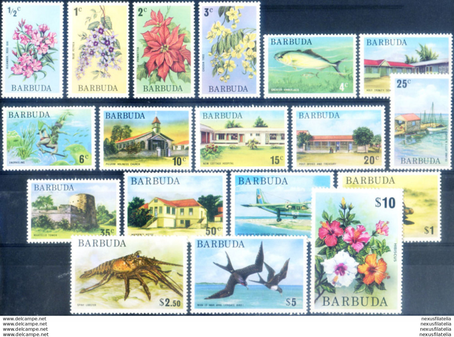 Definitiva. Pittorica 1974-1975. - Antigua Und Barbuda (1981-...)
