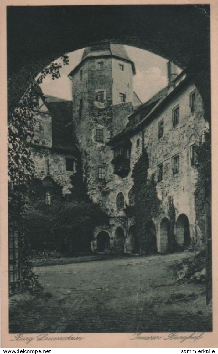 62629 - Ludwigsstadt-Lauenstein, Burg Lauenstein - Innerer Burghof - Ca. 1955 - Kronach