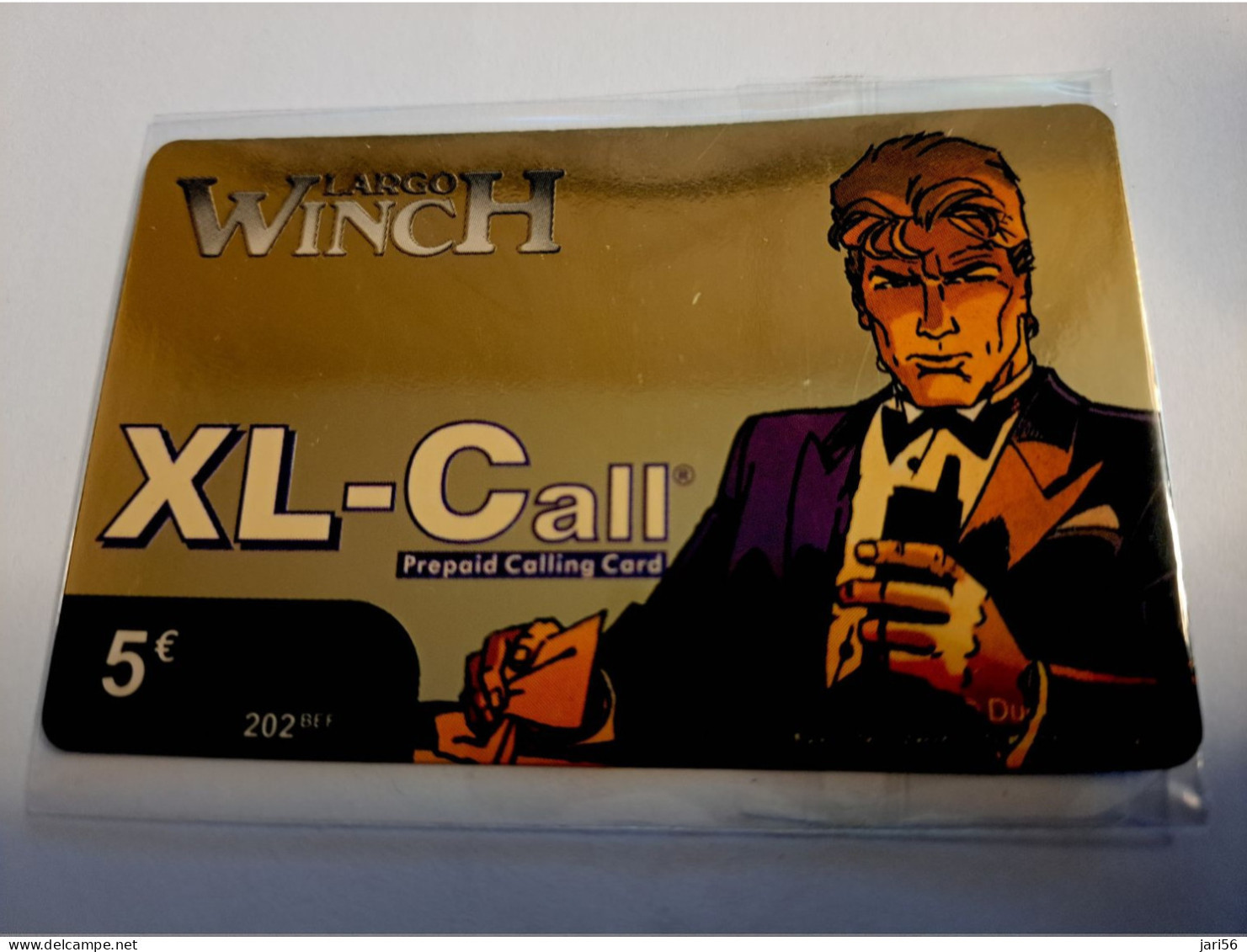 BELGIUM / XL-CALL € 5,-  / LARGOI WINCH/ PREPAID/ DUMMY/TEST/     UNUSED  CARD  ** 16385 ** - Senza Chip