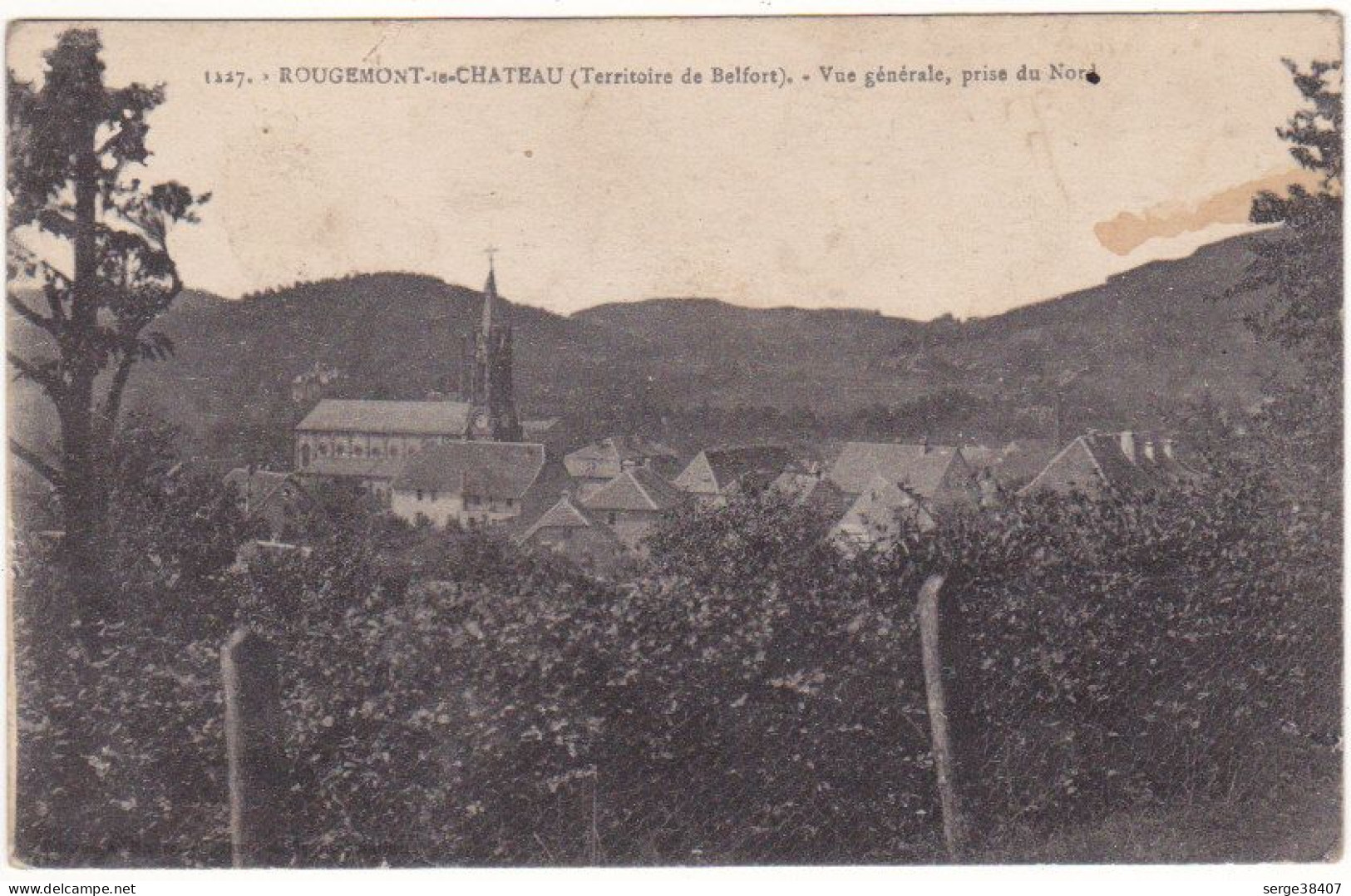 Rougemont - 1920 - Vue Générale Prise Du Nord # 3-19/16 - Rougemont-le-Château