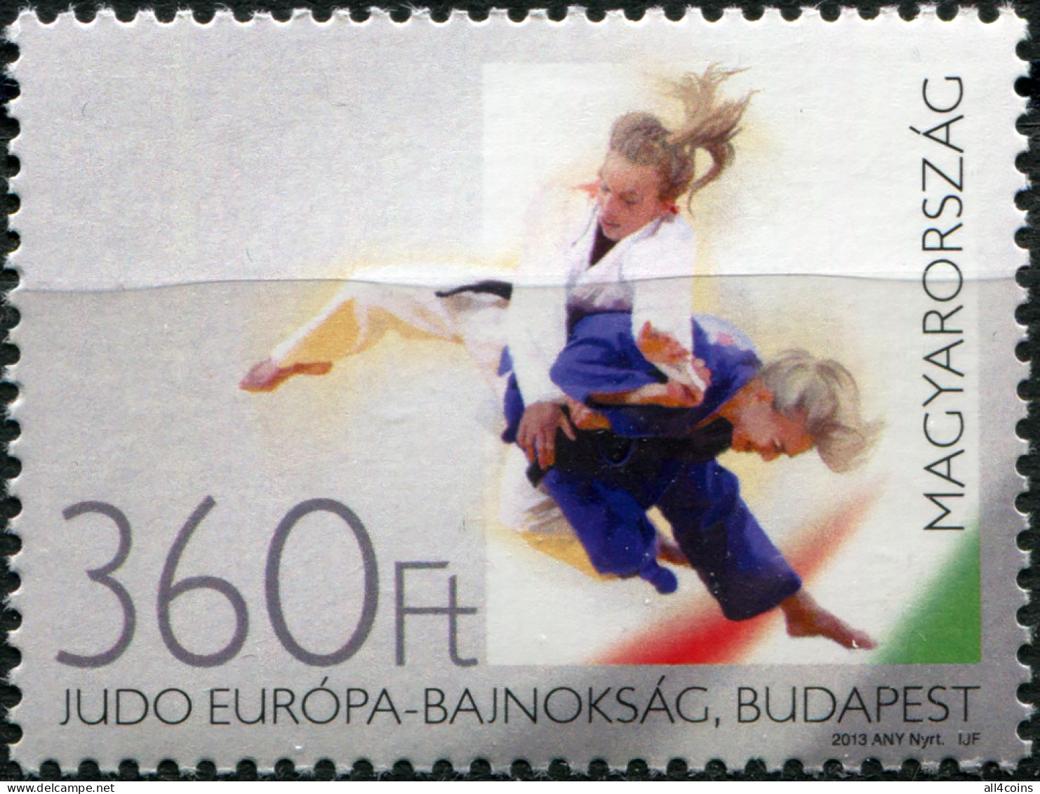 Hungary 2013. European Judo Championships, Budapest (MNH OG) Stamp - Unused Stamps