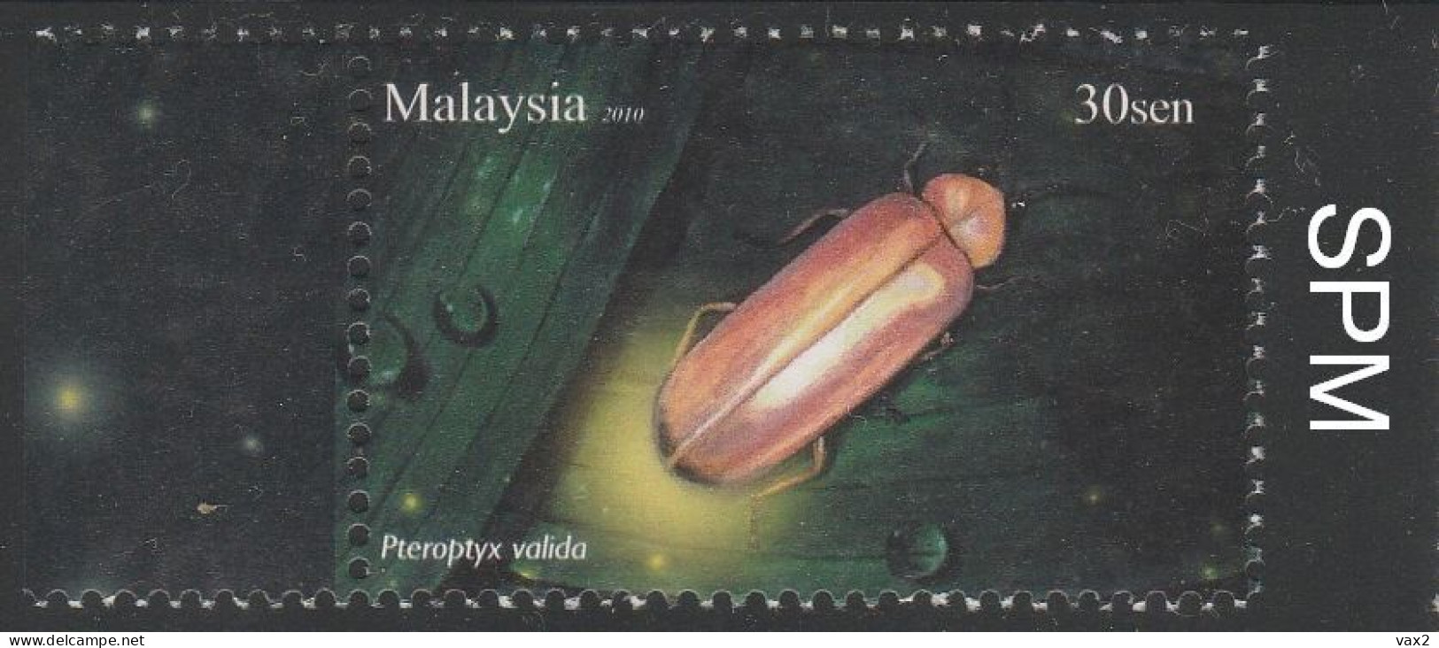 Malaysia 2010 Firefly 50 Sen (valida) Variety WMK SWD MNH - Malaysia (1964-...)