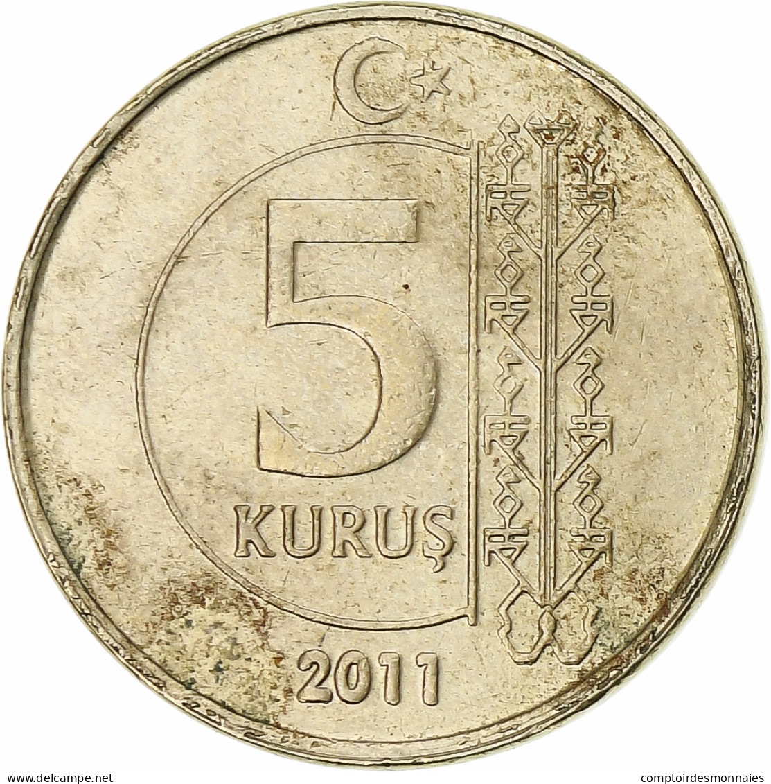 Turquie, 5 Kurus, 2011 - Turquie