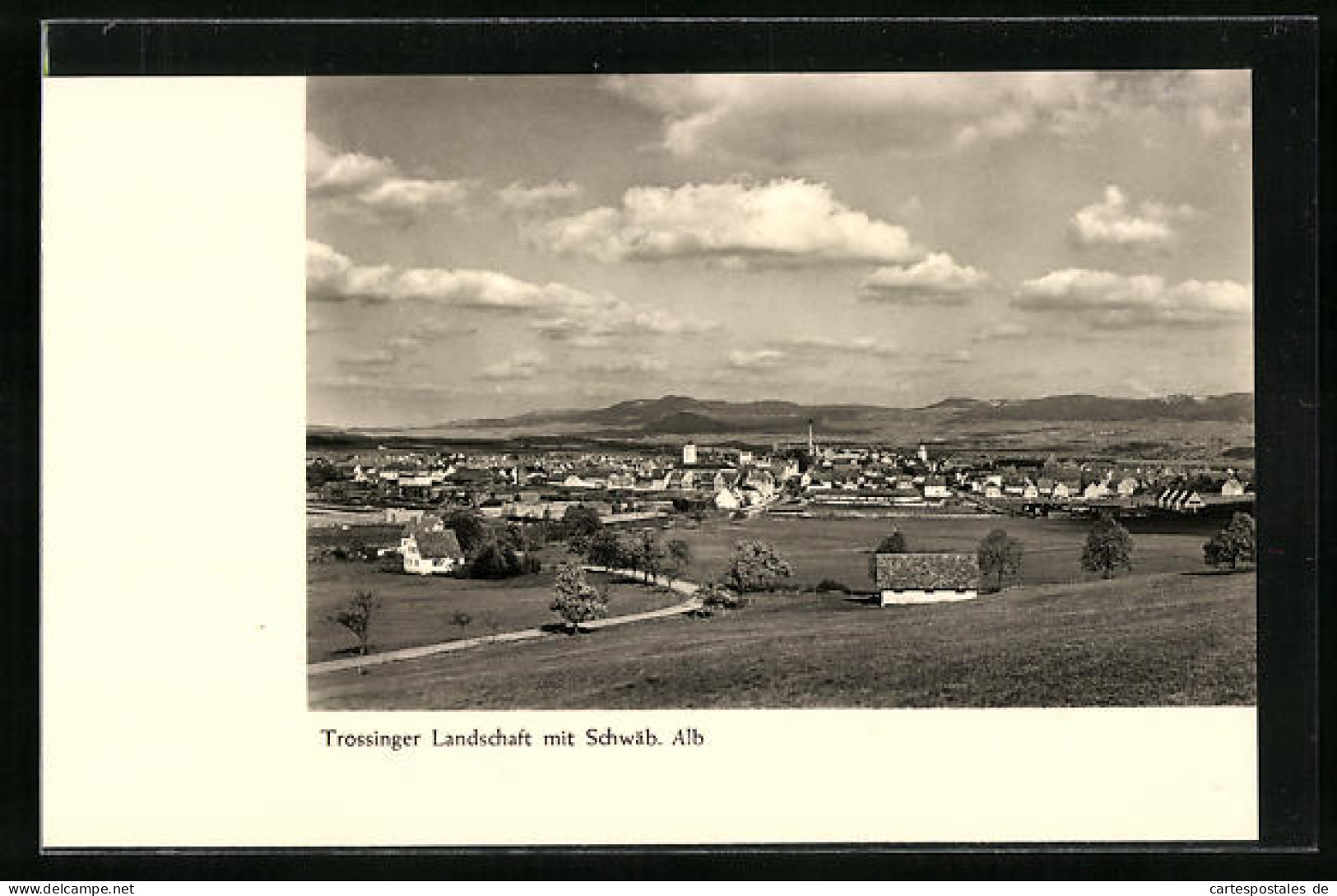 AK Trossingen, Landschaft Mit Schwäb. Alb.  - Trossingen