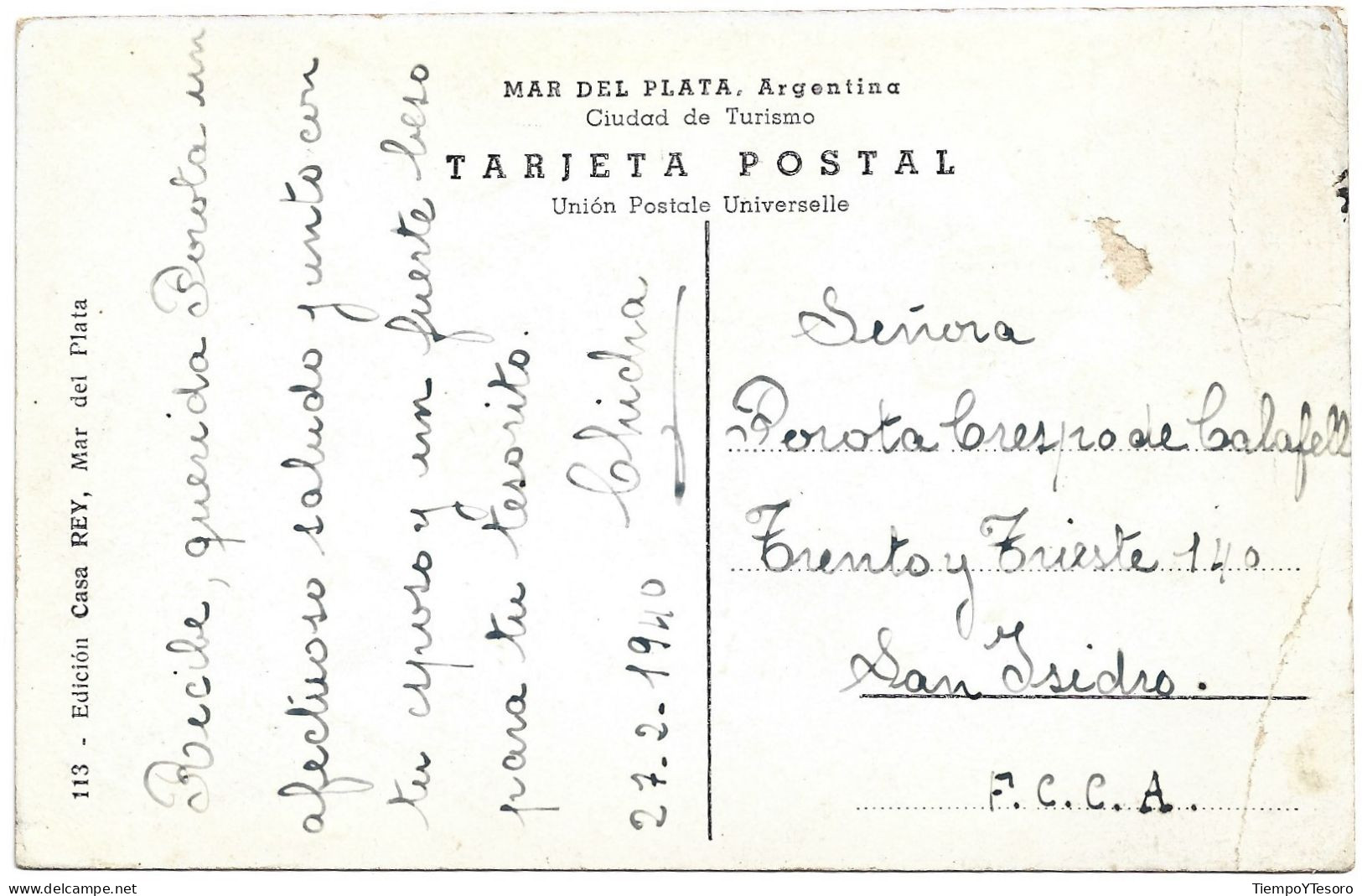 Postcard - Argentina, Mar Del Plata, Explanada, N°1410 - Argentinië