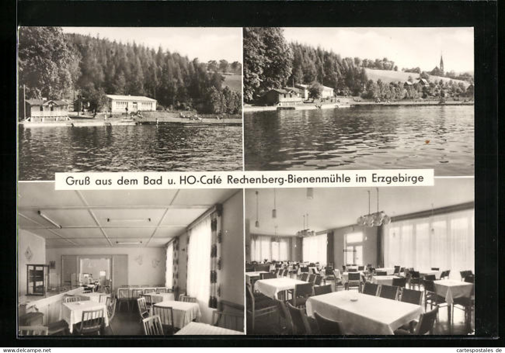 AK Rechenberg-Bienenmühle /Erzgebirge, Bad Und HO-Cafe  - Rechenberg-Bienenmühle