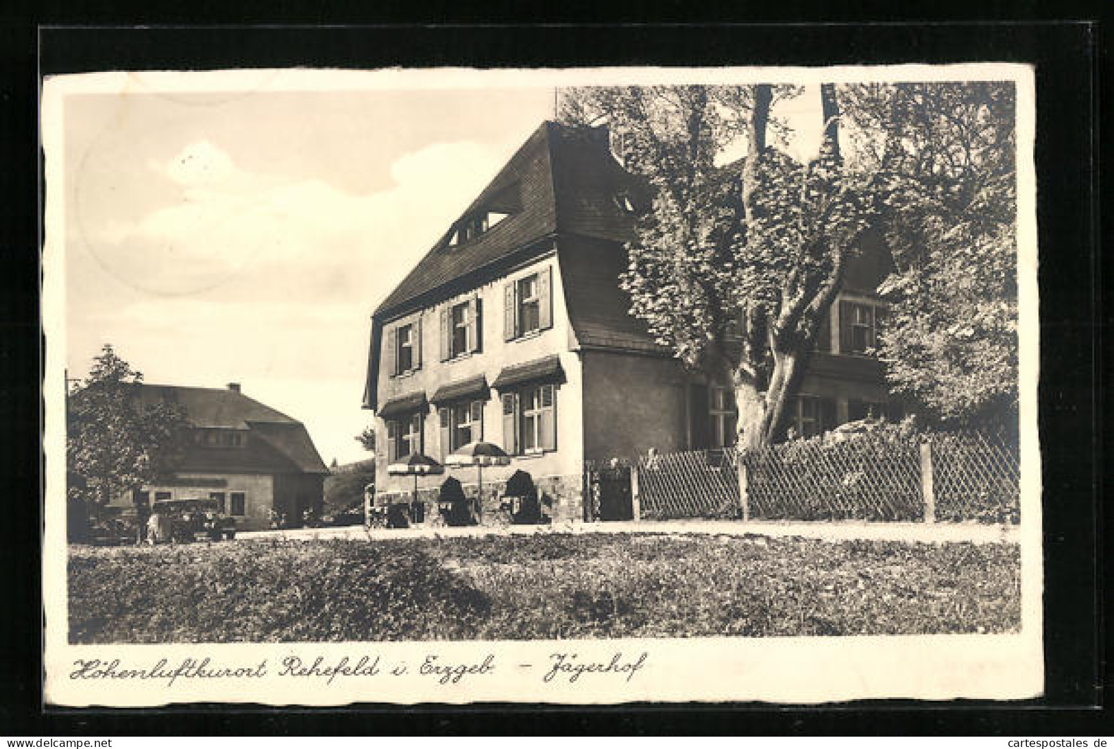 AK Rehefeld I. Erzgeb., Gasthaus Jägerhof In Der Teilansicht  - Rehefeld