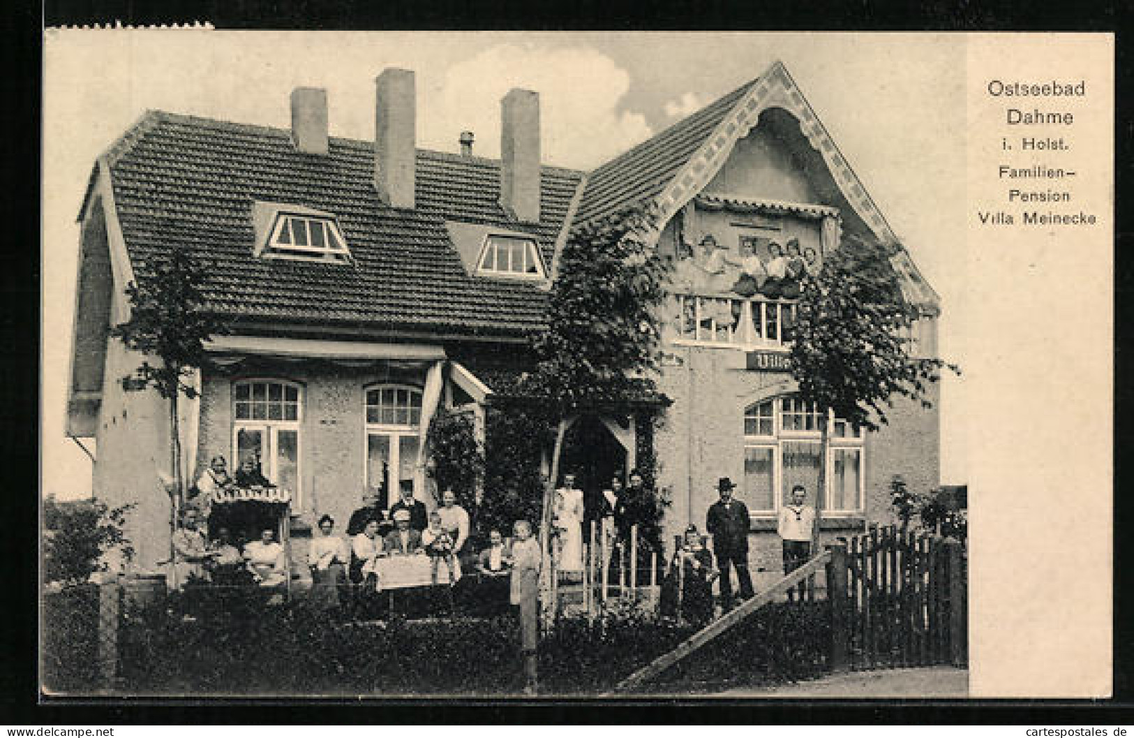 AK Dahme I. Holst., Familien-Pension Villa Meinecke  - Dahme