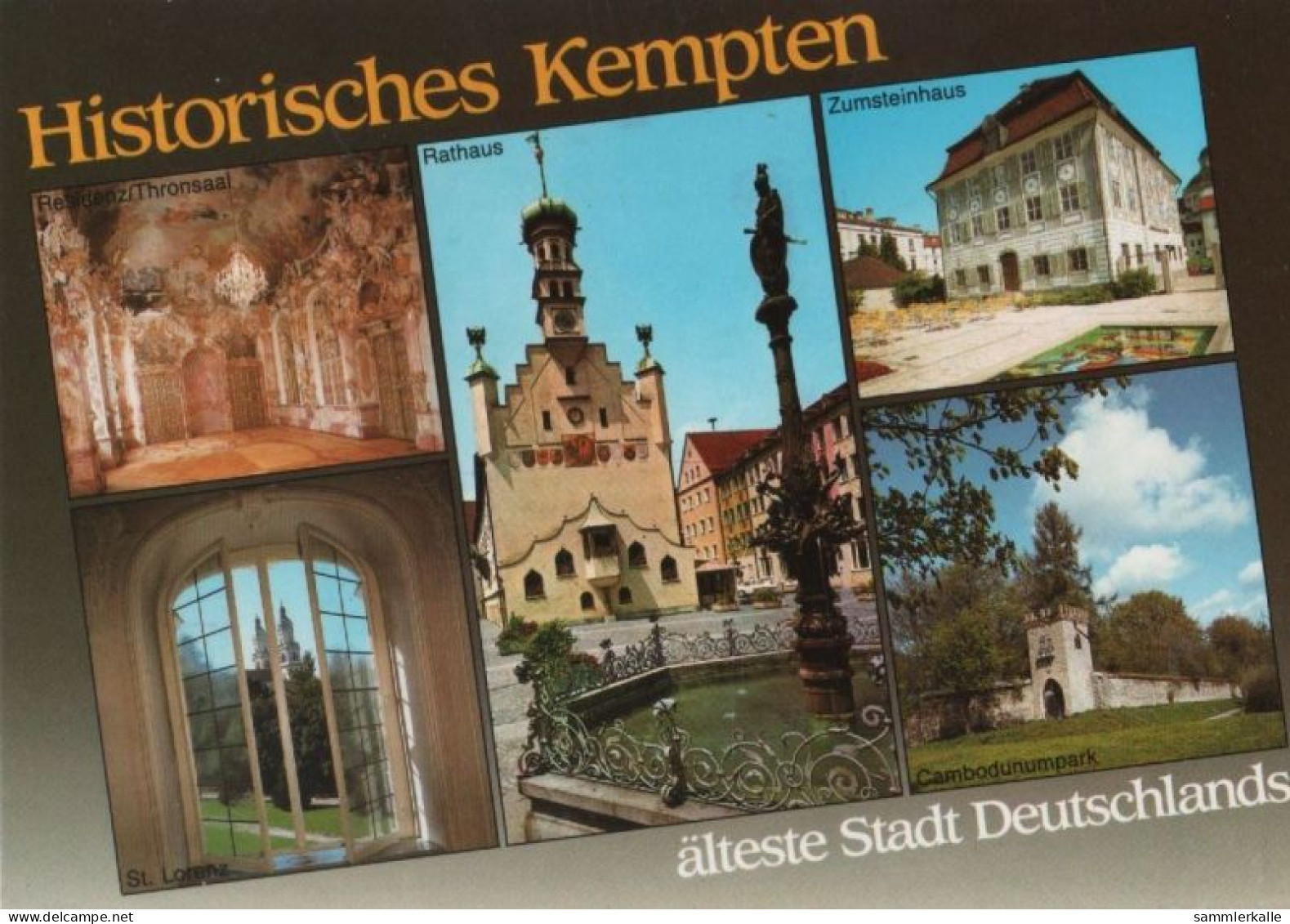 64221 - Kempten - U.a. Residenz, Thronsaal - 1995 - Kempten