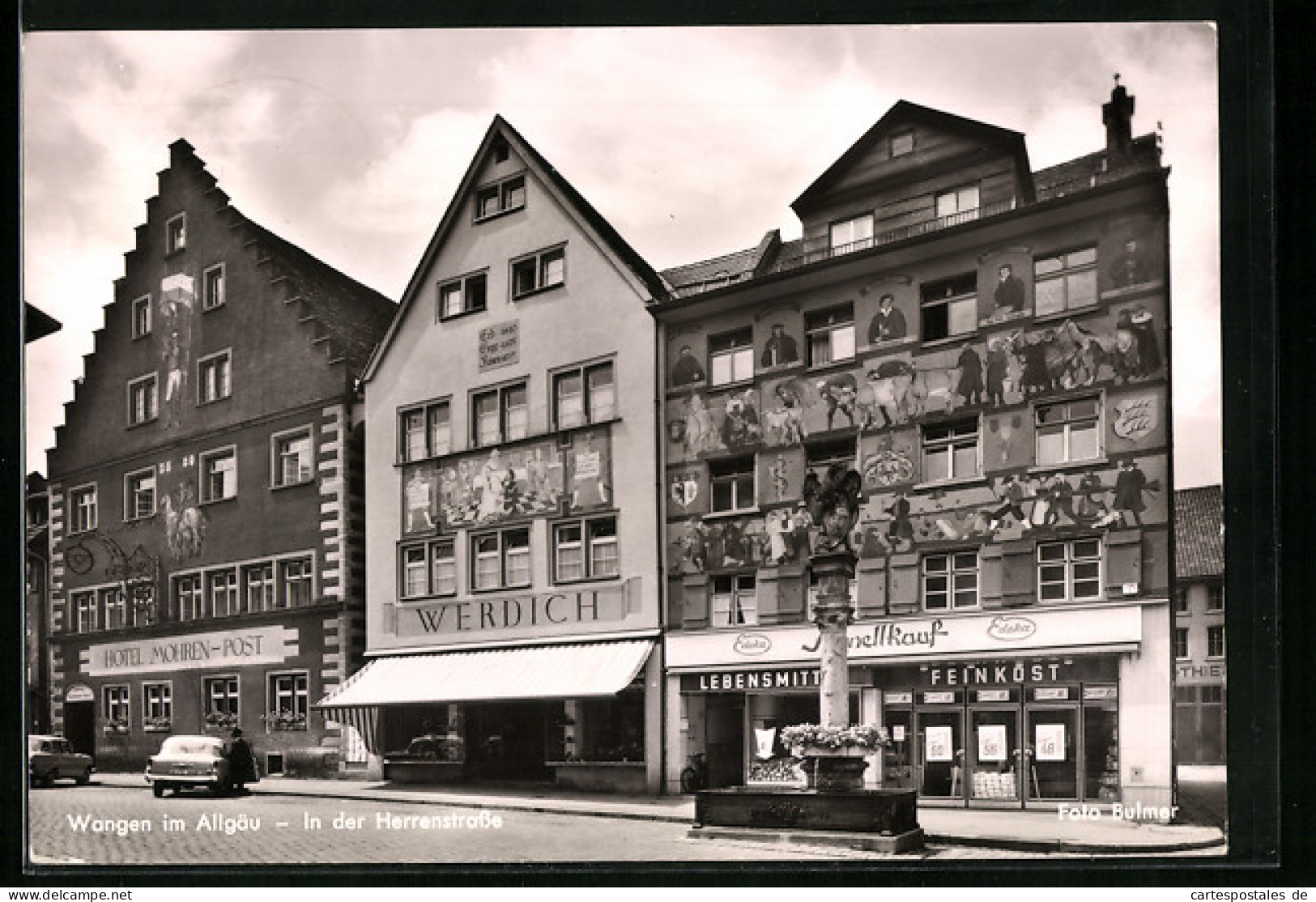 AK Wangen Im Allgäu, Hotel Mohren-Post In Der Herrenstrasse  - Wangen I. Allg.