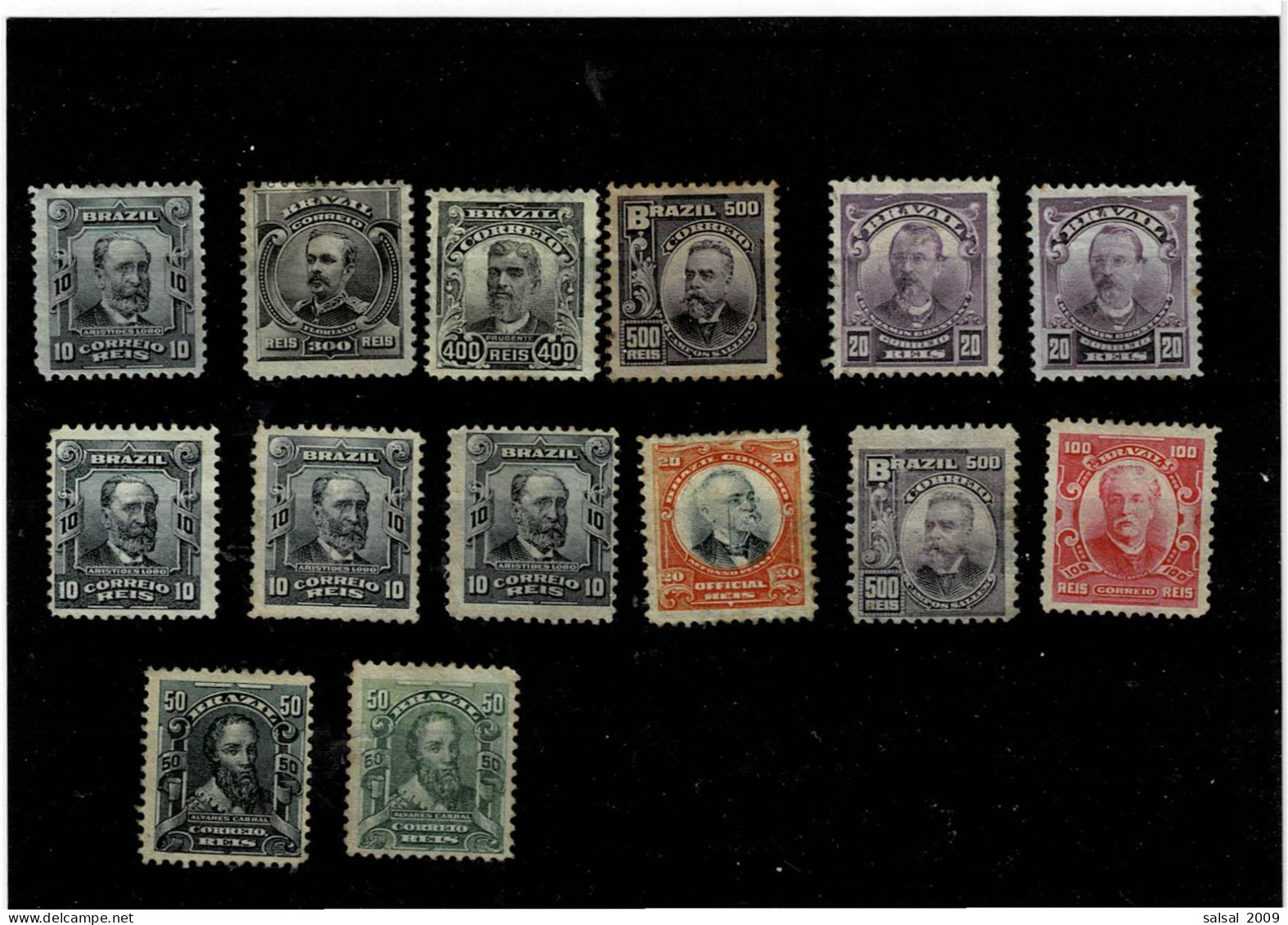 BRASILE ,14 Pezzi Alcuni MH ,altri Usati ,qualita Buona - Unused Stamps