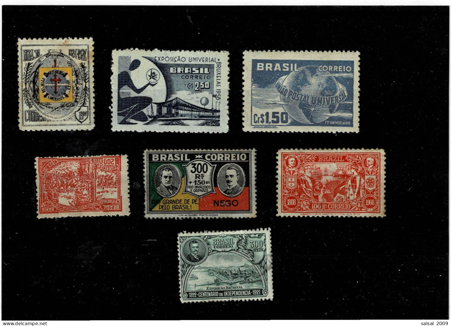 BRASILE ,7 Pezzi MH ,1 Solo MNH ,qualita Buona - Unused Stamps